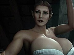 Seductive MILF in 3D animation