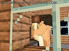 내 짝사랑이가 학교 끝나고 마인크래프트 애니메이션 재미로 초대했어