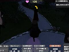 sereka-san exposes in naked coat outdoors