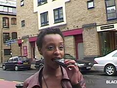 I mean, ebony girl Lala gets double penetrated by two big black cocks in this wild interracial threesome with toys and creampie... wow!