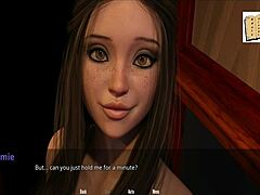 Jamie deepthroating big cock in college homemade scene.