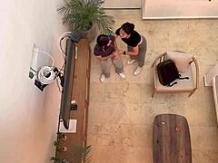 two colombian babes having fun on vacation