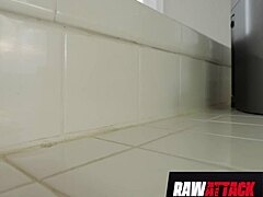 I love how skinny petite aria haze rides cowgirl in this pounding interview