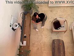 two colombian babes having fun on vacation