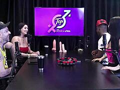 Monica Lima Official Cleans Ass Before Bisexual Anal With Big Tits And Blowjob