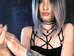 asmr with oil and cream on my tattooed teen body?