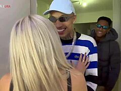 skinny blonde amateur challenges you to watch monster cock fucking without cumming