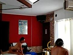 Young stranger enjoys my wife for money.