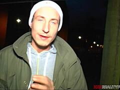 Crazy PINK HAIR milf gets RANDOM DICK from street