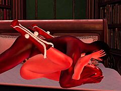 spreading christmas cheer with anime characters in cartoon