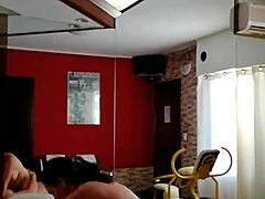 Young stranger enjoys my wife for money.