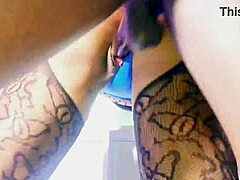 clingy pussy bends over for monster cock