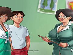 hey, in summertimesaga i signed up for that competition to get good marks 😎 e1 #9