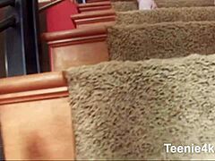 あのオジサン、タイトな剃毛ティーン18+マンコに顔射