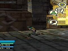 playing ps2 game with big tit asian hentai characters