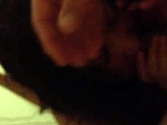 Does Anna Maria give retro blowjob to her hubby?