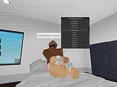 i watched this blond whor riding monstir cock in roblox porn, cheting for first time