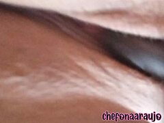 Latina Masturbates Hard with Pink Dolphin and Black Cock Double Penetration