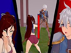 HG Isekai Fantasy P3 Gets Girls In Bed For Action