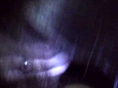 Busty stripper playing and talking dirty