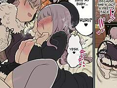 扶她怪物女士的鸡巴在狂野游戏中大战新手魔法少女