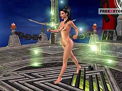 Cute Indian Girl In 3D Cartoon Masturbates With Banana