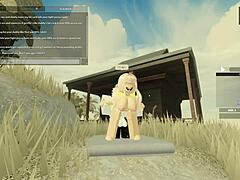 new zealand girl gets anal fucked in roblox style with ass shaking