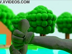 Šta je ovo sa scenom masturbacije u stilu anime hentai?