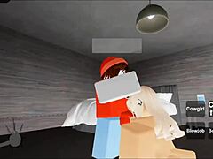 Banged Roblox Whore On The Floor With Group Sex And Blowjob.