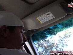 british brunette milf tries amateur scene with black guy