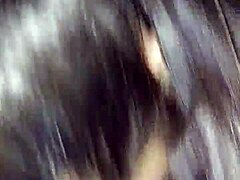 Suck on that big cock deepthroat style. Slut loves it!