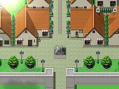 Watching brothers fuck witch in online NTR game