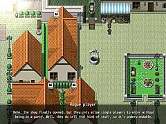 Watching brothers fuck witch in online NTR game