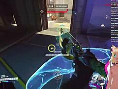 Vtuber Lewdneko Gets Spanked While Playing Overwatch Part 2!