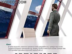 Knockout Master Del 17 gameplay med teen 18+ rødhåret luder. Vild 3D action udfolder sig!