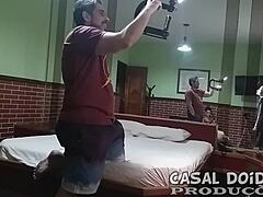 i'm watching sky sants first cowgirl scene with leo ogro