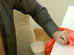 Young engi feels intense drilling in wet cherry