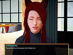 In my new family 370, the redhead hentai girl has big tits and ass 😍