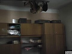 Horrorporn: the demon grips her hard 😈