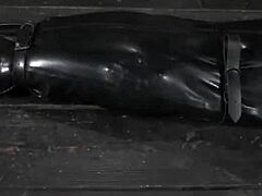 this hotty gets a neck collar and her legs spread wide open for rough bdsm action in pov doggystyle