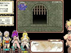 playing hentai game with succubus harem 😏