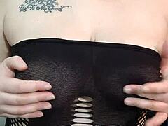 I luv kyra hellfire's natrual big boobs joi countdown