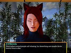 In my new family 370, the redhead hentai girl has big tits and ass 😍