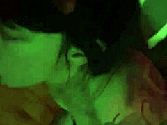 Bound Girlfriend Gives Intense Blowjob.