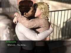 blonde lady masturbates her wet pussy in kitchen. she reaches orgasm with natural tits shaking.