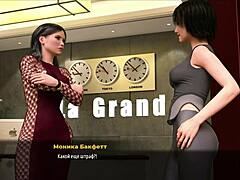 i suck my finger while caressing myself in fashionbusiness hentai anime game