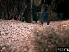 small hands has his hands full with these two girls in college anal blowjob and assfucking.