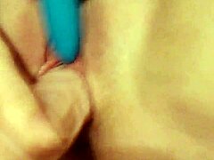 Sexy wife engages in solo masturbation at home