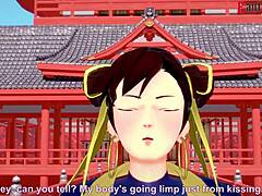 Chun-Li Gives Blowjob And Fucks In Street Fighter Fantasy