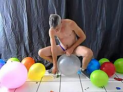 Richard Lennox in hot balloon scene